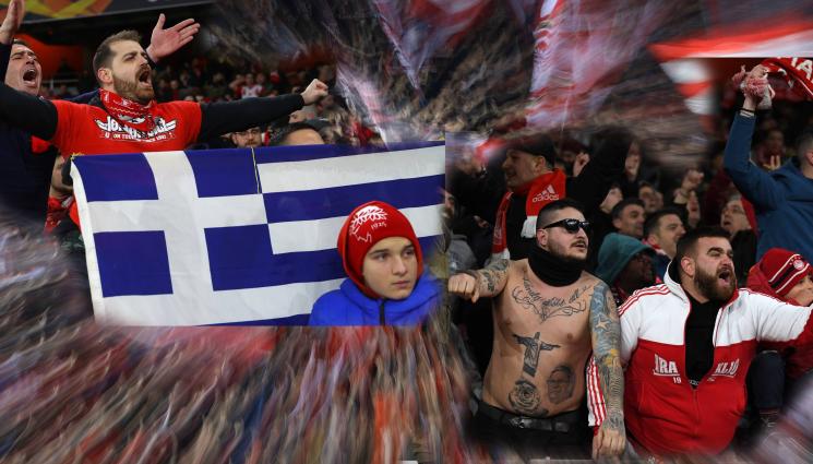 Олимпиакос фенове Каунас - „Червена“ спецоперация: Литва трепери от очаквания десант на близо 5000 от Олимпиакос за Евролигата