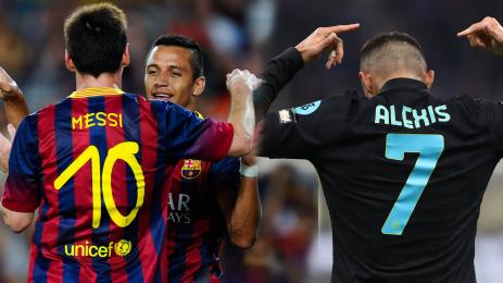 Алексис Санчес Лео Меси Барселона