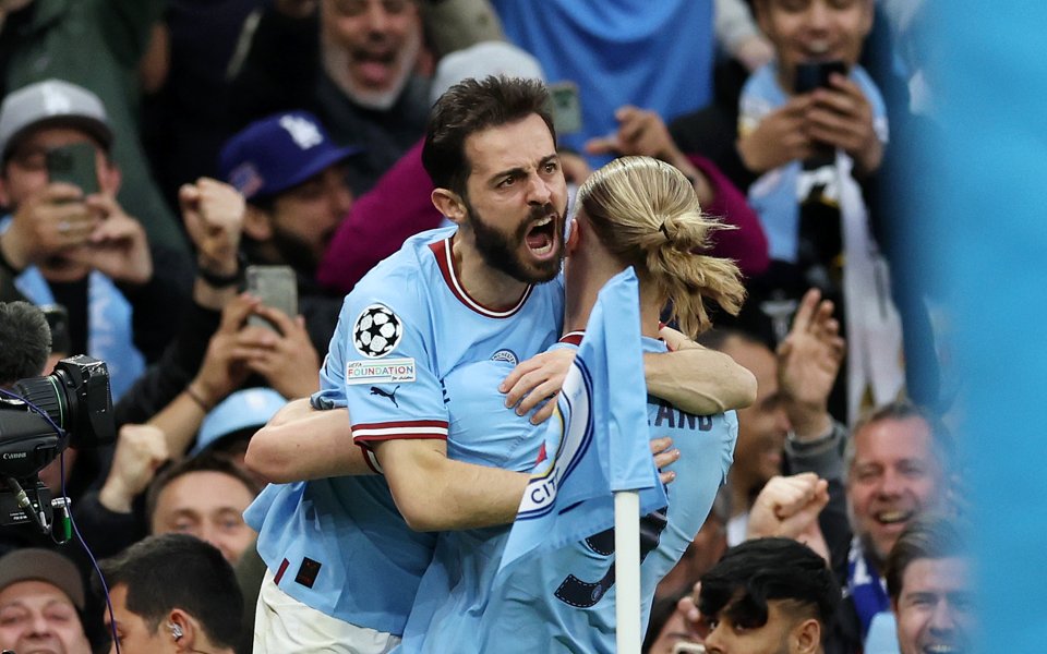 Манчестър Сити и Реал Мадрид играят при резултат 2:0 в