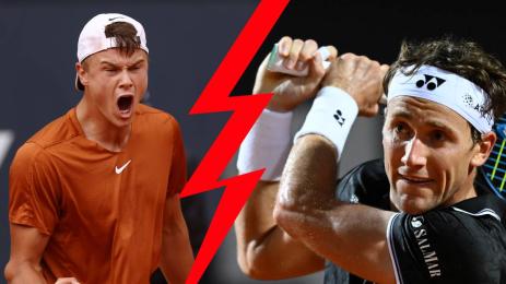 Холгер Руне Каспер Рууд Рим полуфинал