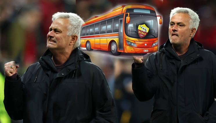 Рома Моуриньо - Жозе „паркира автобуса“: С 1 удар на Рома срещу 23 за Байер Специалния отчая германците