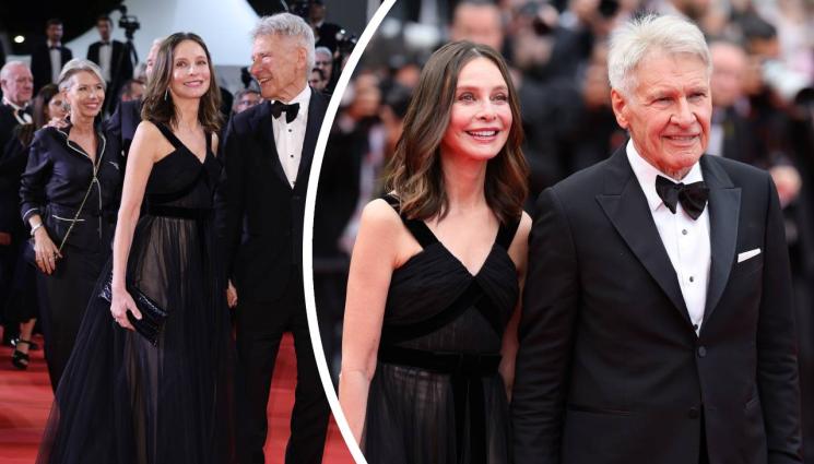 Харисън Форд Калиста Флокхард - ГРАНДИОЗЕН ГАФ: Разделиха Харисън Форд и Калиста Флокхард в Кан (ВИДЕО)