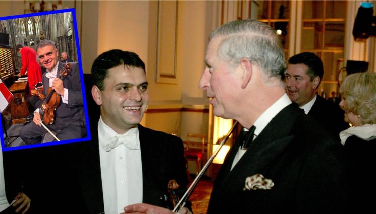 Васко Василев Чарлз - Цигуларят Васко Василев пред 