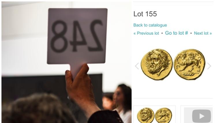 търг - НА ТЪРГ: Монета на тракийски цар удари 10 млн. лв.