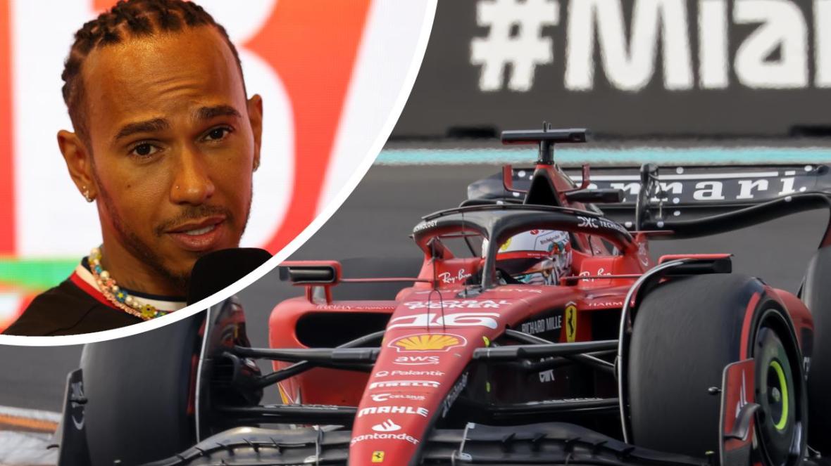 Люис Хамилтън Ферари