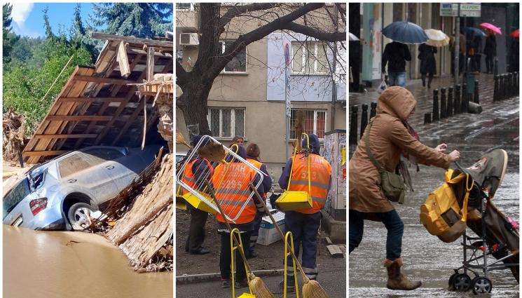 наводнение - Чистачки задръстват шахтите!