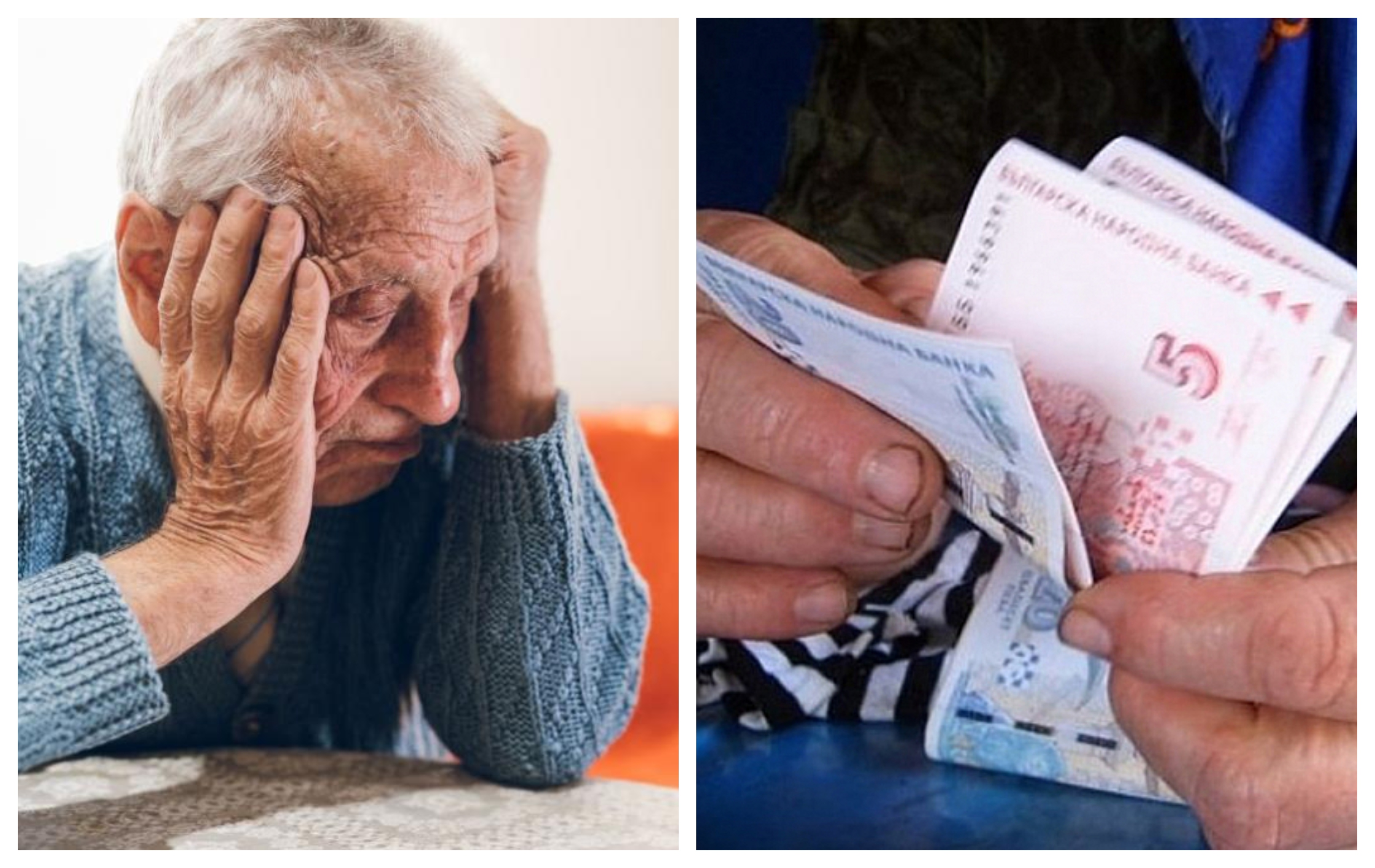 старци пенсионери помощи