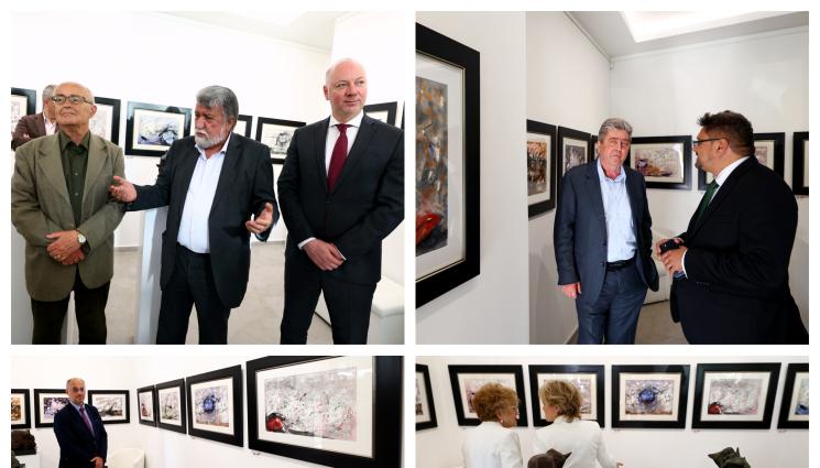 Вежди Рашидов изложба - На откриването на изложбата „Играта“ : Вежди първо продаде „Целувката“ (СНИМКИ)