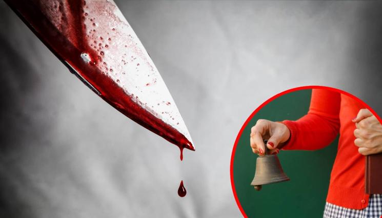 нож даскал - КОШМАР: Тийнейджърка наръга две преподавателки насред училище! (ВИДЕО)