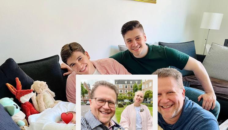 Веско Ешкенази - Ешкенази запозна синовете с бебето