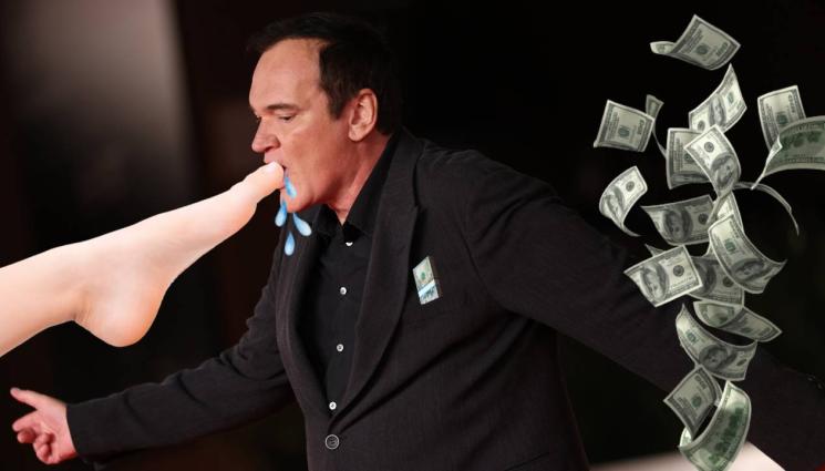 КуентинТарантино - ЗЛАТНИ ПАЛЦИ: Тарантино ближе краката на танцьорка срещу тлъсти пачки