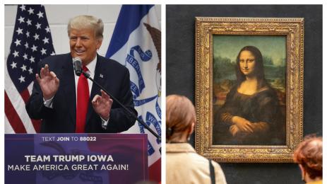 Доналд Тръмп Мона Лиза