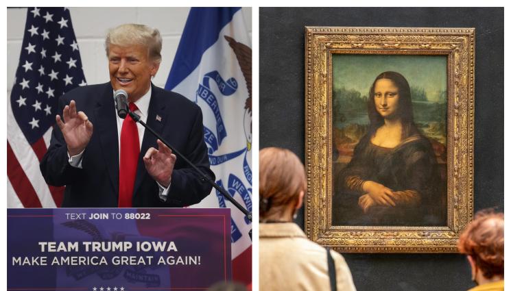 Доналд Тръмп Мона Лиза - НАРЦИС: Доналд Тръмп се сравни с шедьовъра Мона Лиза