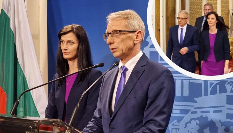 Мария Габриел Николай Денков - СМЯНА НА МЕСТАТА: Денков хвърля оставка през март (ВИДЕО)