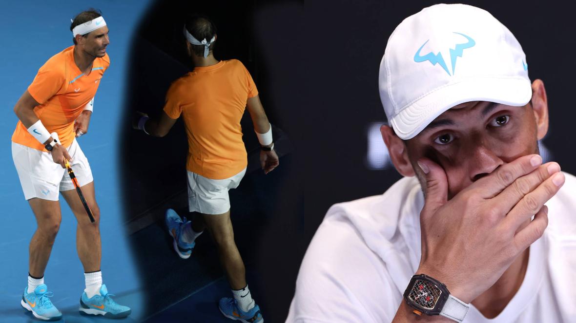 Надал контузия