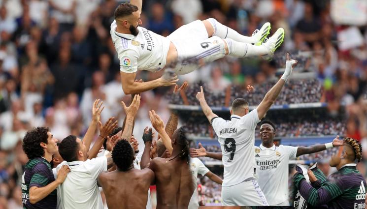 Бензема прощален гол Реал Мадрид - Прощален гол: Карим Бензема се сбогува със 