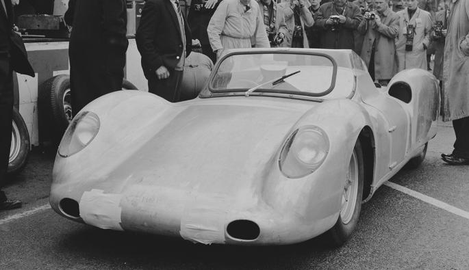  Rover-BRM се подготвя за първия си старт в Льо Ман през 1963 г.
