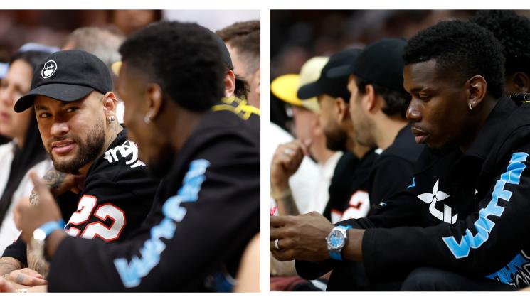 Неймар Пол Погба - Погба и Неймар се пробват в НБА