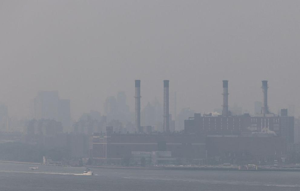  Съединени американски щати замърсен въздух 