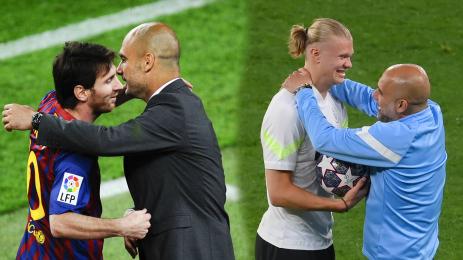 Гуардиола Меси Халанд