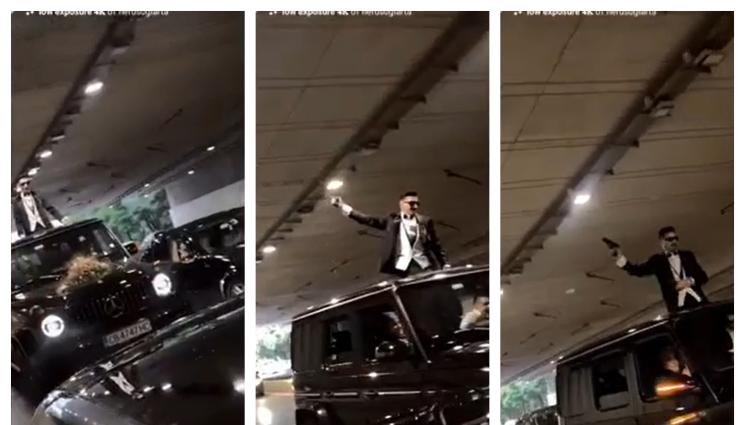 сватба стрелба София - С КОСТЮМА ОТ СВАТБАТА В СЪДА: Младоженецът стрелял от радост в тунела на НДК