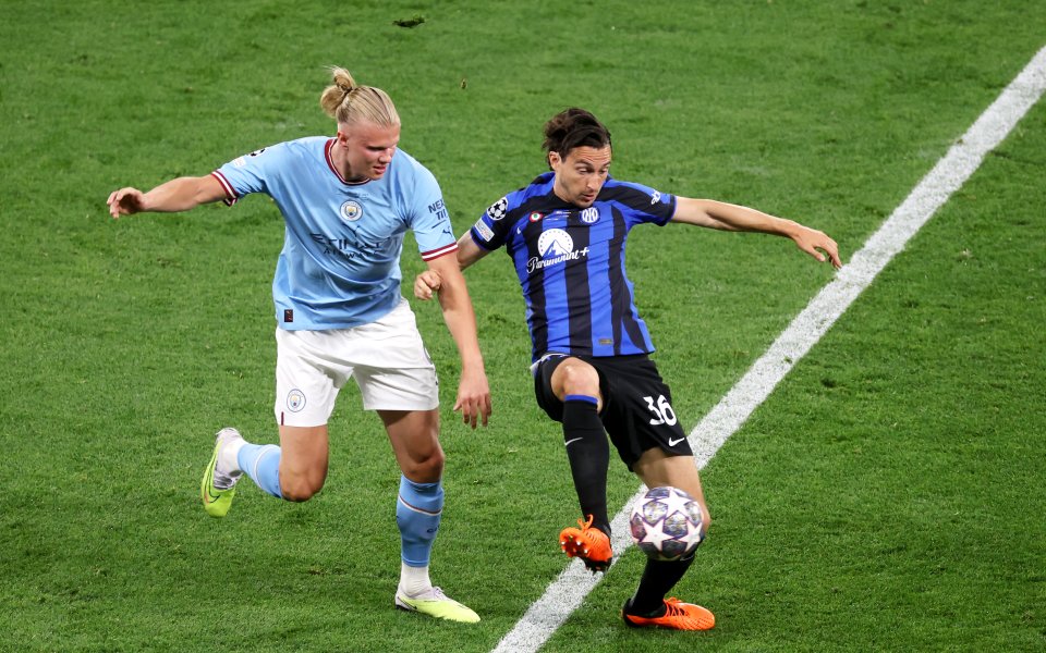 Манчестър Сити и Интер играят при резултат 0:0 във финален мач от