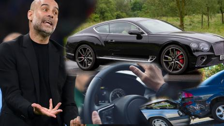 Гуардиола коли Бентли