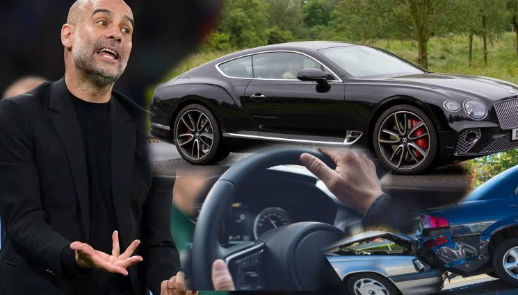 Гуардиола коли Бентли - Гениалният Пеп обича колите: И им скъсва трътките! Щетите от шофирането му са значителни