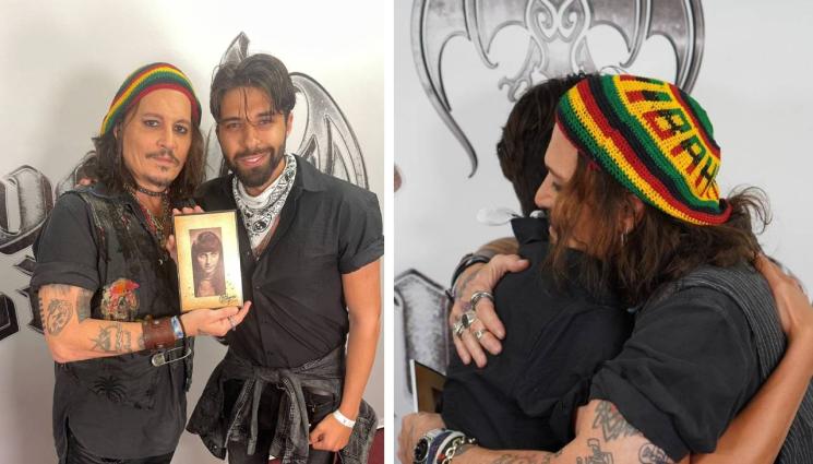 Джони Деп Джоузеф ал Ахмад - Подариха „Пиратски стихове“ на Джони Деп, внукът на Ваня Петкова му връчи книгата след 13 г. (СНИМКИ)