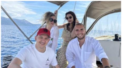 Тодор Неделев и Антонио Вутов с техните половинки