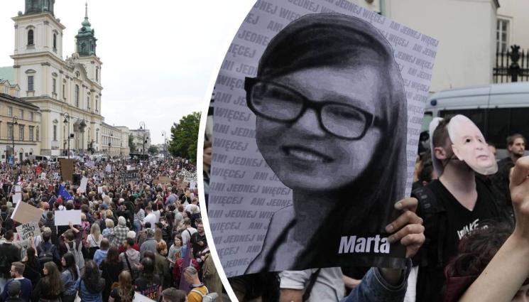 протести аборти Полша - СЛЕД СМЪРТТА НА РОДИЛКА: Хиляди на бунт в Полша за право на аборт