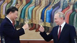Руският президент Владимир Путин поздрави китайския лидер Си Цзинпин по
