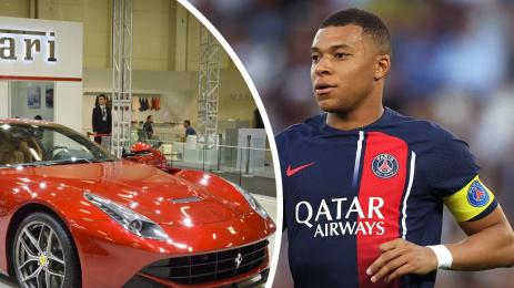 Килиан Мбапе Ферари