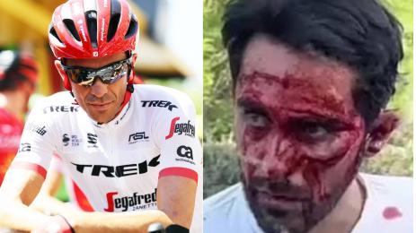 Контадор падане