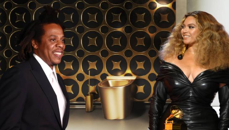 биде - НА ТЕЗГЯХА: Продават златното биде на Джей Зи и Бийонсе (СНИМКИ)