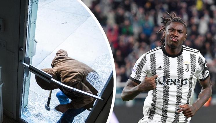 Мойс Кийн - Ограбиха нападател на Ювентус