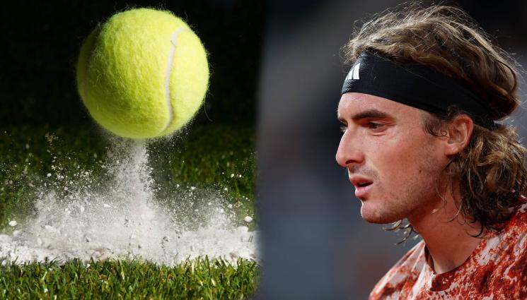 Циципас трева тенис корт - ТУПНА МУ КРИВО НА ТРЕВАТА: Чилиец хлъзна лошо фаворита Стефанос Циципас