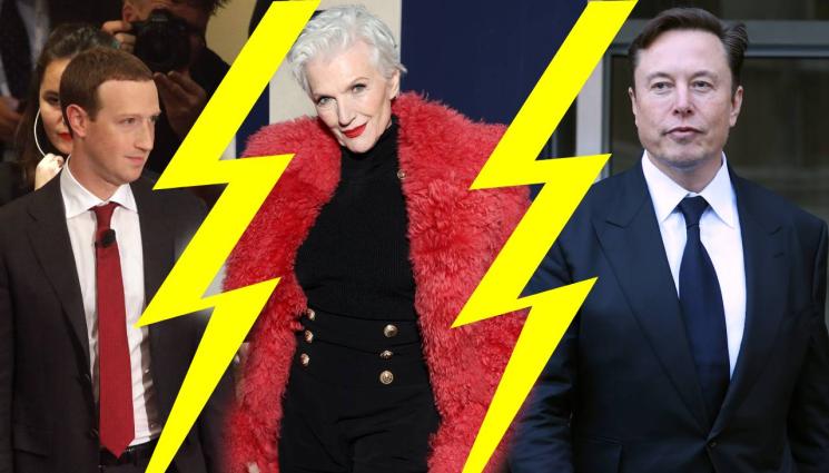 Мей Мъск Илон Мъск Марк Зукърбърг - ИЗЛОЖИ ГО: Майката на Илон Мъск отменя двубоя с Марк Зукърбърг