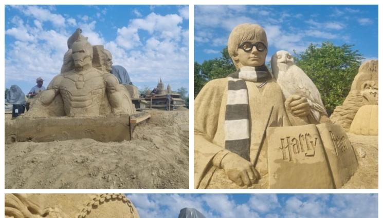 Хари потър - Хари Потър и Дарт Вейдър на плажа в Бургас