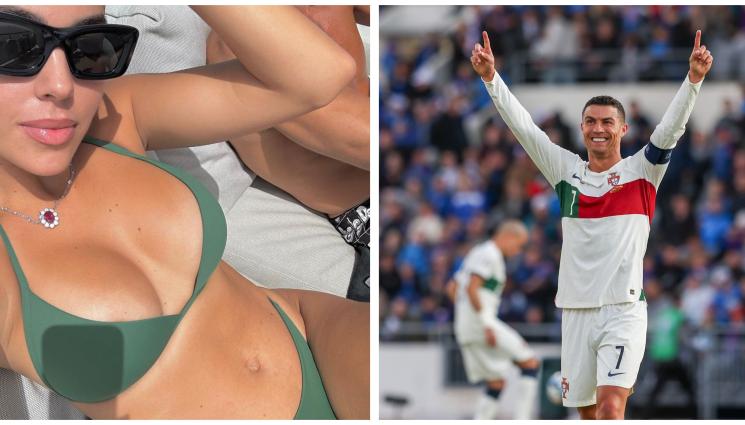 Джорджина Родригес Кристиано Роналдо - Джорджина се пъчи отпред и отзад