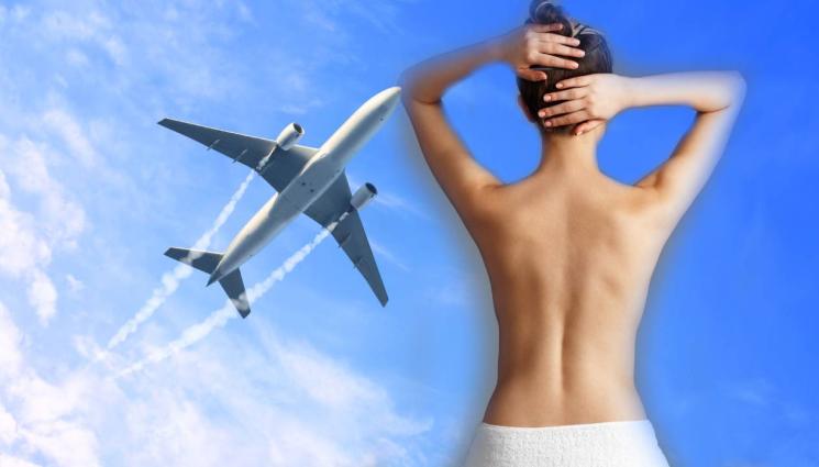 самолет гола жена - СТРИПТИЙЗ В САМОЛЕТА: Пътничка свали всички дрехи на полет от Мюнхен за София