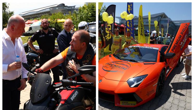 автомобилни спортове - В подкрепа на донорството: Рокери и дрифтъри спретнаха шоу до аерогарата