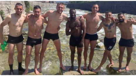 Футболистите на Лудогорец в Банско