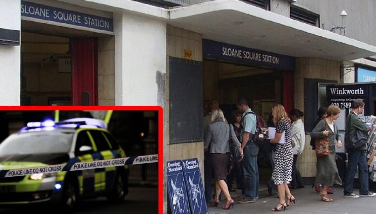 Лондонско метро - АЛА СТИВЪН КИНГ: Мъж се закла пред пътниците в лондонското метро