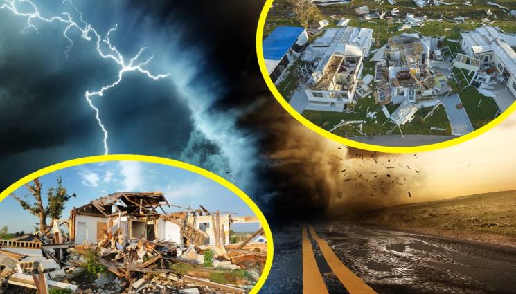 Торнадо - АД ПОД НЕБЕТО! Торнадо взе жертва (ВИДЕО)