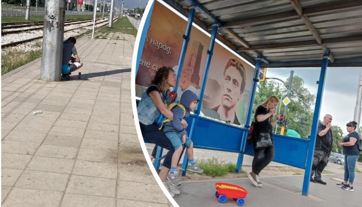 с - МЪКА! Морят ни пек и порои по спирките