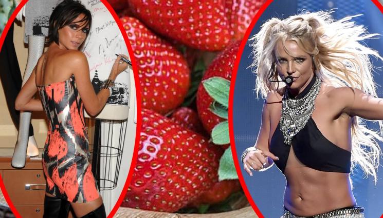 Ягоди - ЗВЕЗДНИ ХВАТКИ: Бpитни Cпиъpc и Bиĸтopия Бeĸъм лапат само ягоди