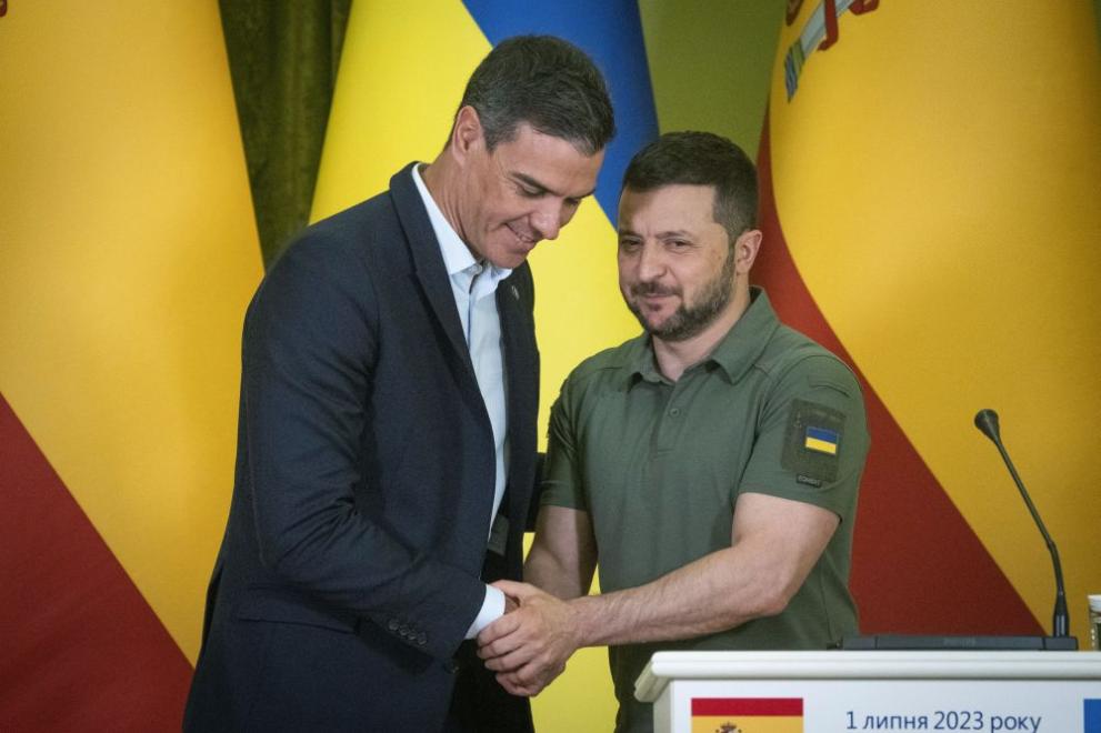 По време на посещението си в Киев испанският министър-председател Педро
