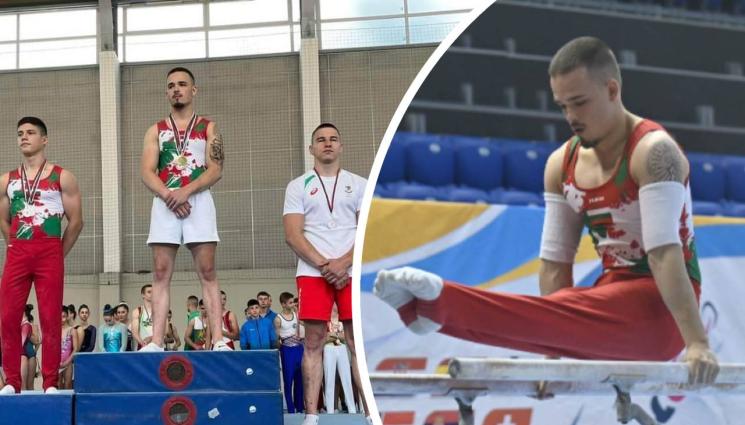 спортна гимнастика - Шампионът в многобоя Божидар Златков взе още 6 медала