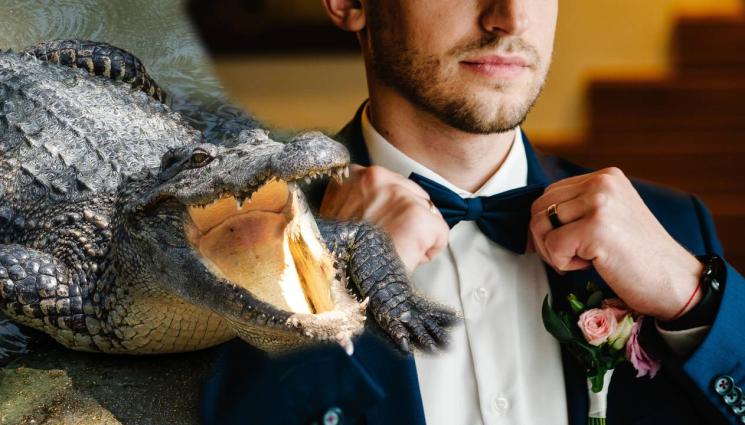 младоженец крокодил - НЯМА ШЕГА: Кмет се венча за крокодил! (СНИМКИ+ВИДЕО)